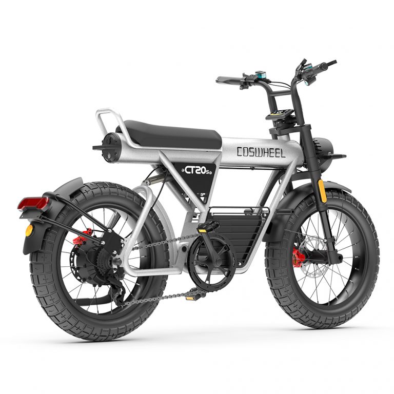 VTT électrique Coswheel GT20 - Moteur 1500W - Roues 20 Pouces - Suspension Complète - Freins à Disque Hydrauliques