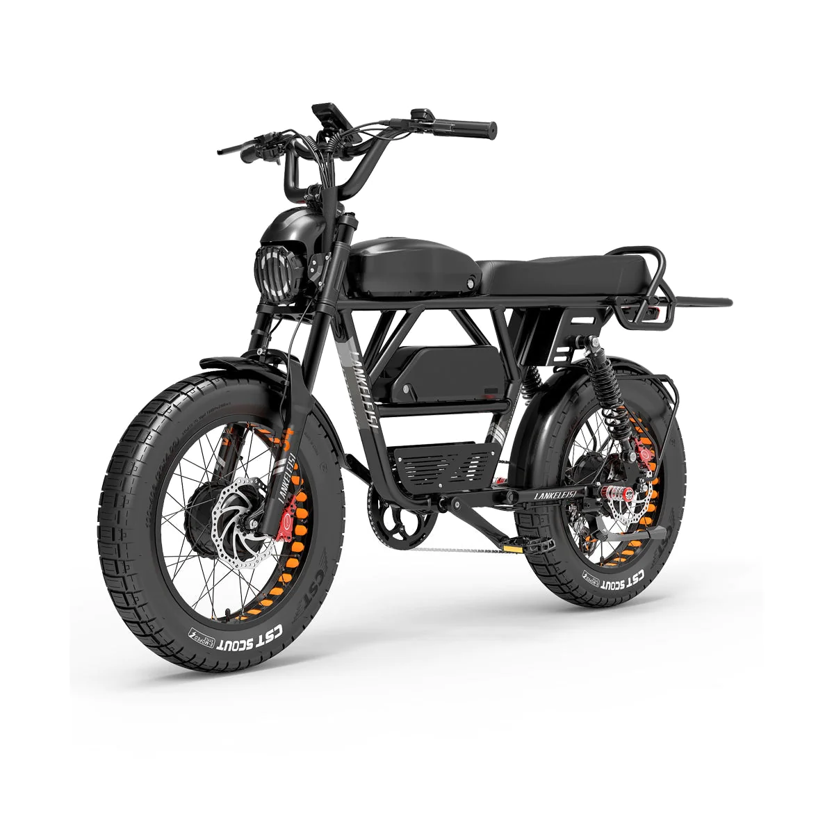 Fat bike électrique Lankeleisi - X-Black Knight 2000W Dual – Image 2