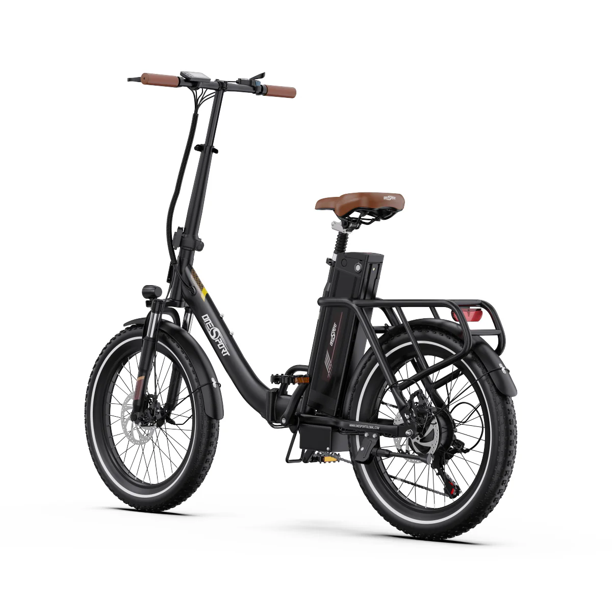 Vélo électrique pliable OneSport OT16‑2 – Autonomie 120 km, moteur 250 W, confort et performance – Image 14