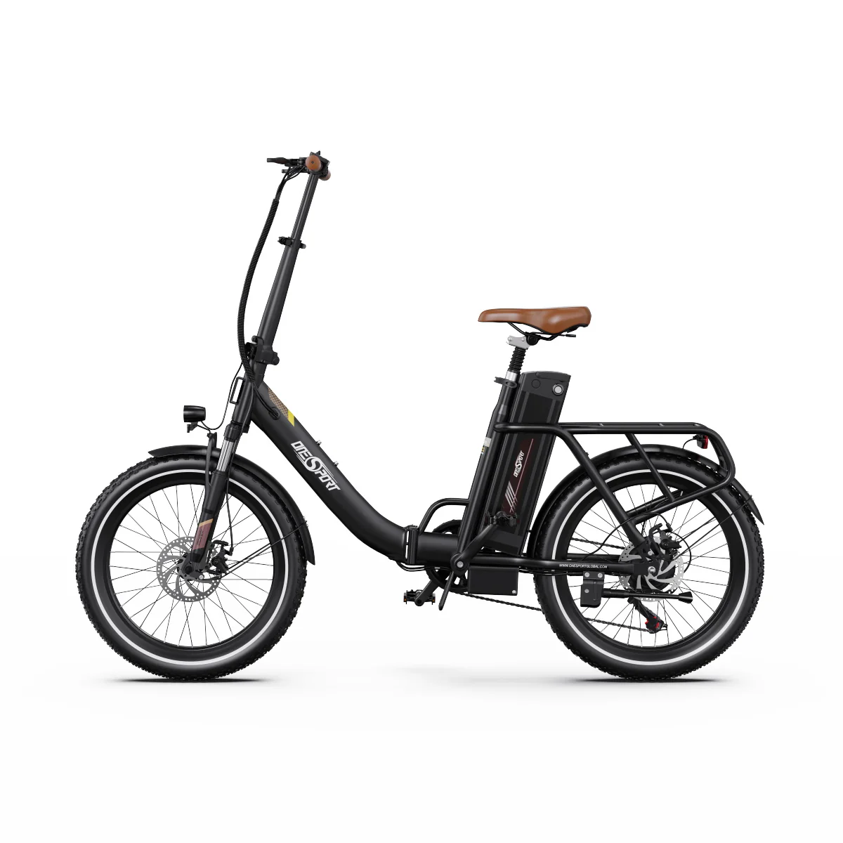 Vélo électrique pliable OneSport OT16‑2 – Autonomie 120 km, moteur 250 W, confort et performance – Image 6