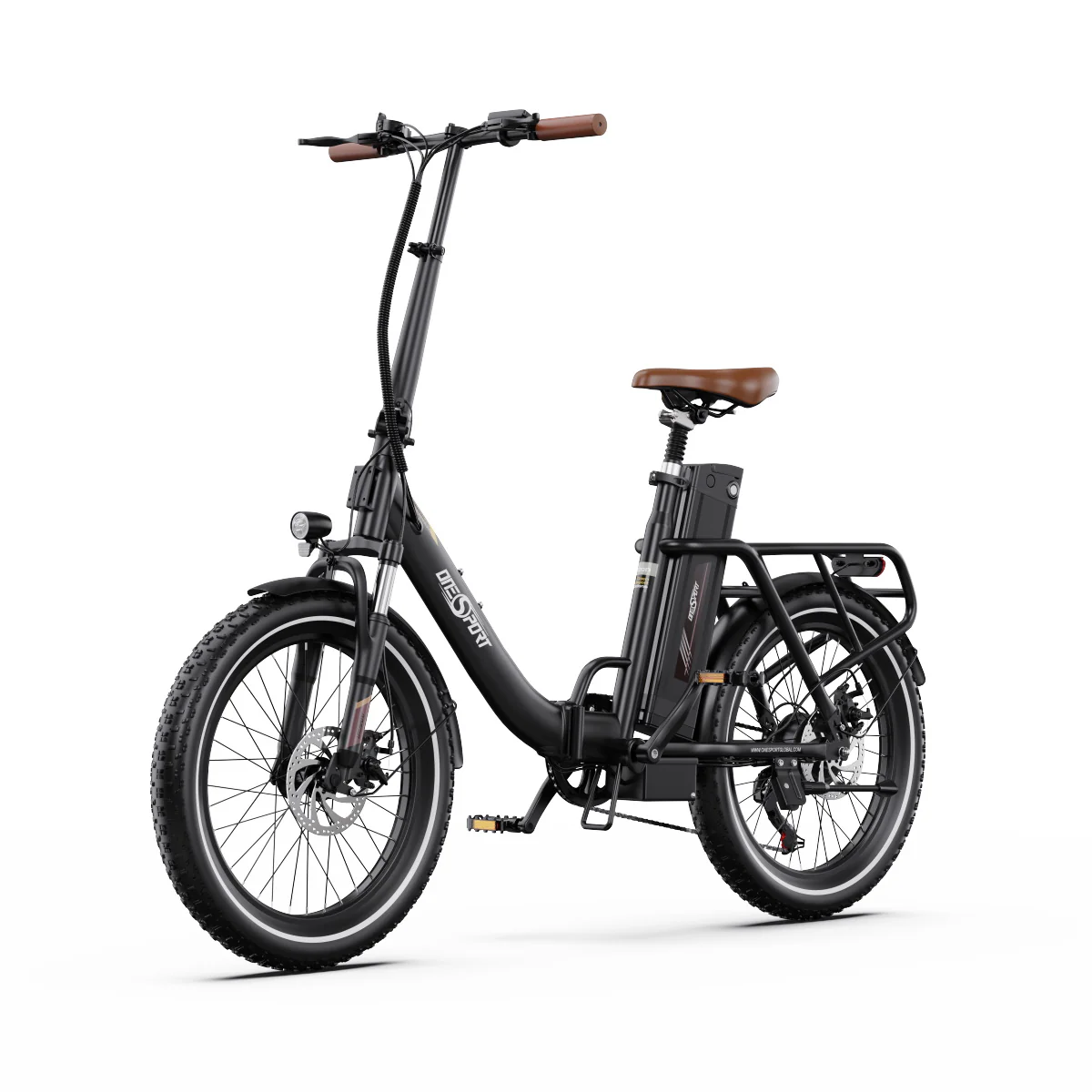 Vélo électrique pliable OneSport OT16‑2 – Autonomie 120 km, moteur 250 W, confort et performance – Image 4