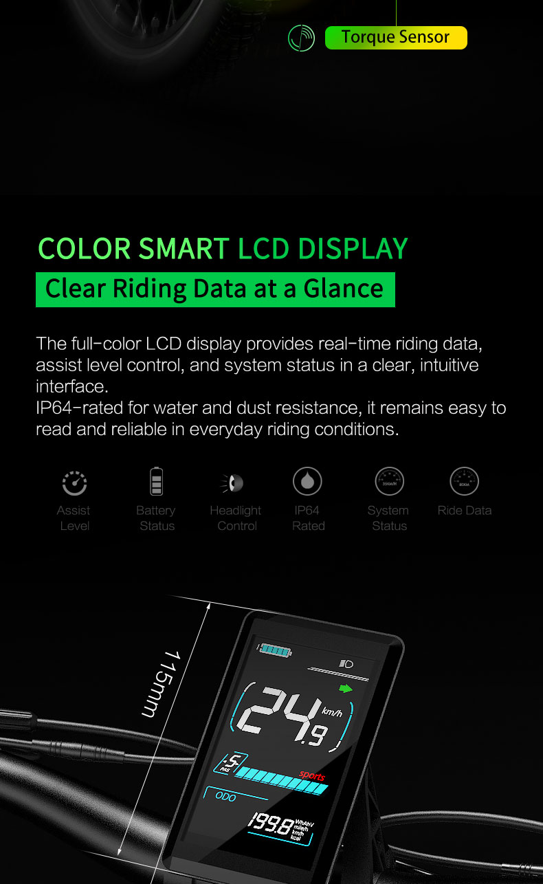 Vélo électrique Lankeleisi kett8 - 250W Batterie samsung 48v 20 ah – Image 14