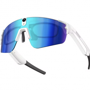 Lunettes Connectées Vélo Électrique 4K HD avec Caméra et Bluetooth