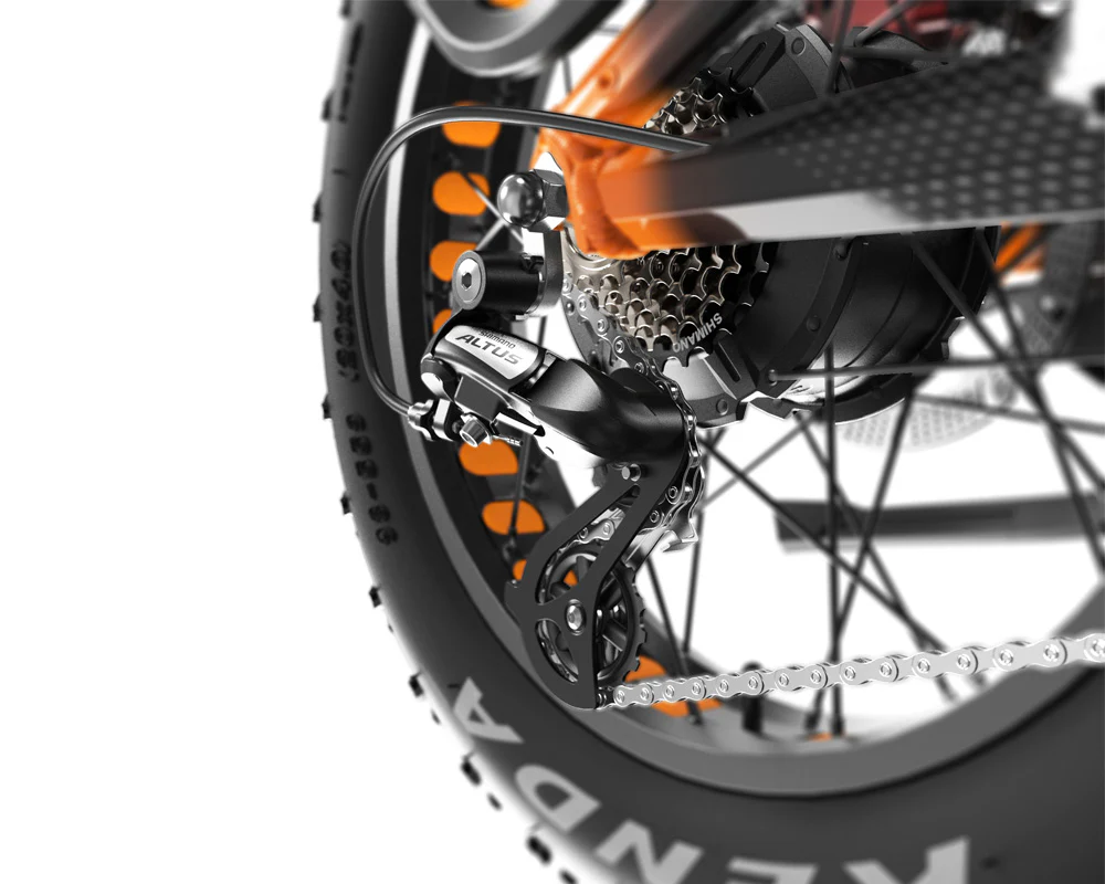Fatbike électrique Lankeleisi RX800 Plus - 1000W 48V 20Ah – Image 23