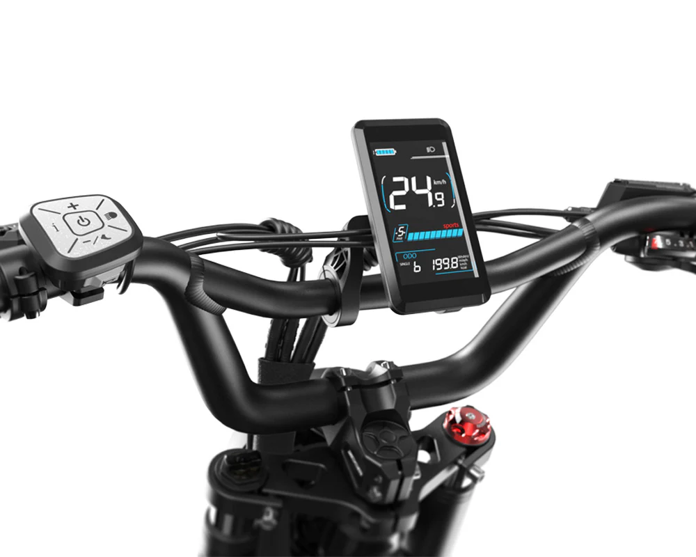 Fatbike électrique Lankeleisi RX800 Plus - 1000W 48V 20Ah – Image 15
