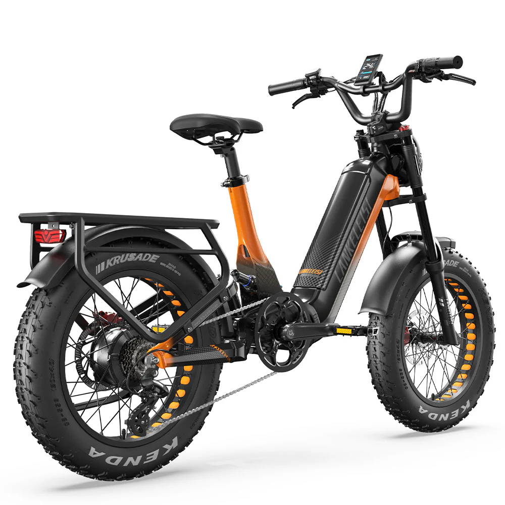 Fatbike électrique Lankeleisi RX800 Plus - 1000W 48V 20Ah – Image 12